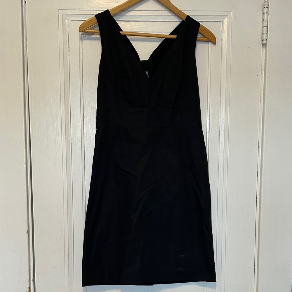 J. Crew Elegant Black Sleeveless Mini Dress